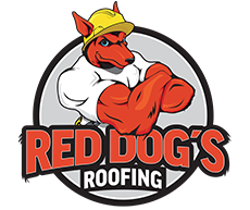 Red Dog's Roofing Logo